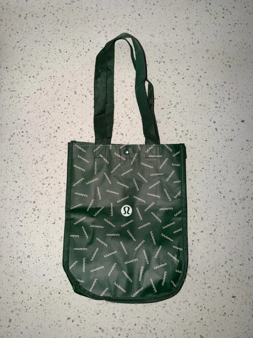 lululemon athletica Dark Green Logo Tote